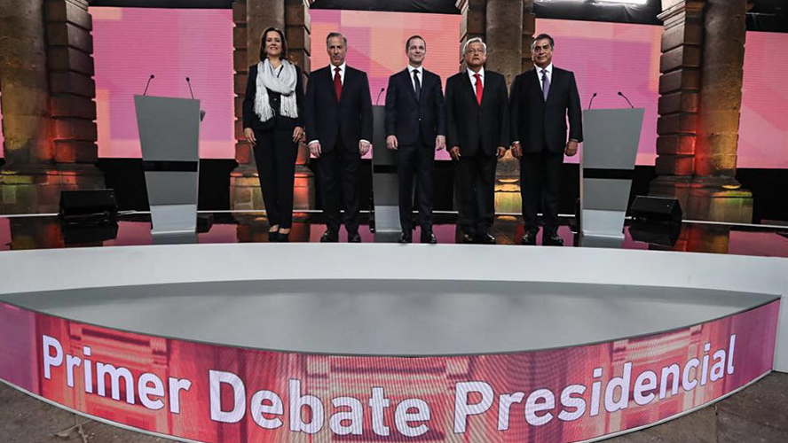 Todos unidos contra AMLO: lo más relevante del primer debate presidencial