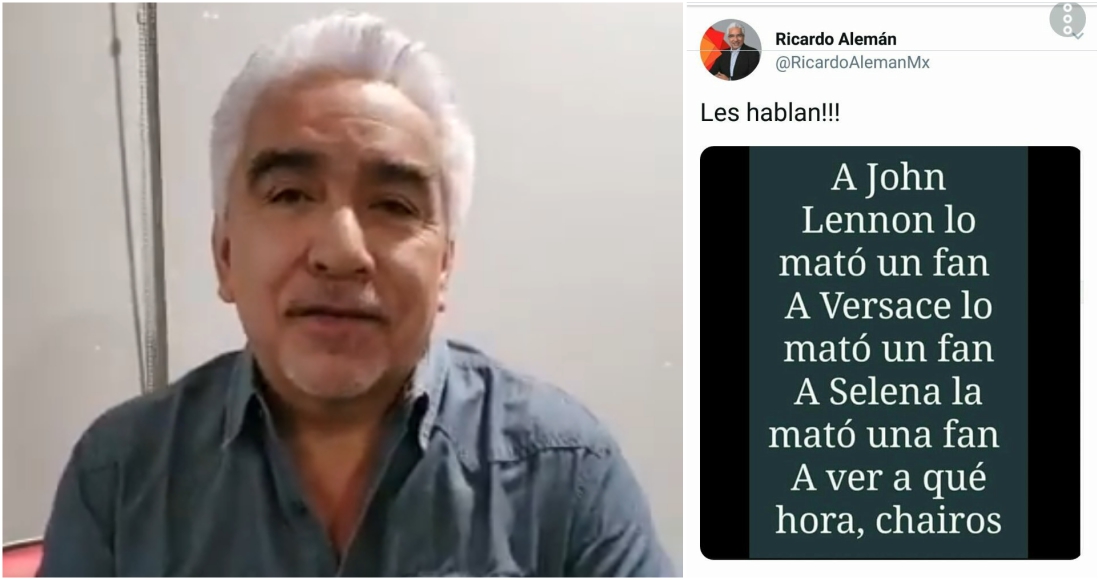 El periodista Ricardo Alemán sugiere en tuit asesinar a AMLO y desata oleada de críticas y condena generalizada