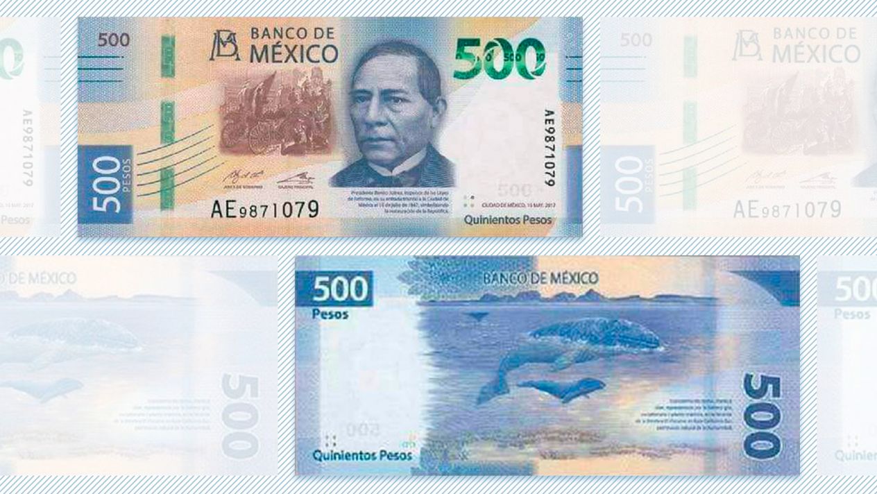 Benito Juárez protagoniza el nuevo billete de 500 pesos