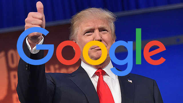 Amenaza Trump a Google por ‘amañar’ búsquedas sobre él