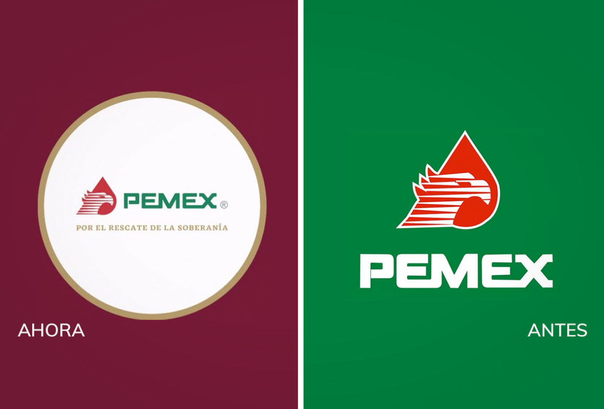 Este es el eslogan y la nueva imagen de Pemex