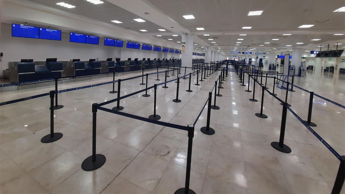 Aeropuerto de Cancún reporta apenas 68 operaciones en Semana Santa
