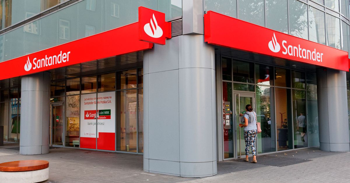 Beneficio neto de Santander aumentó 25% impulsado por su unidad en Reino Unido