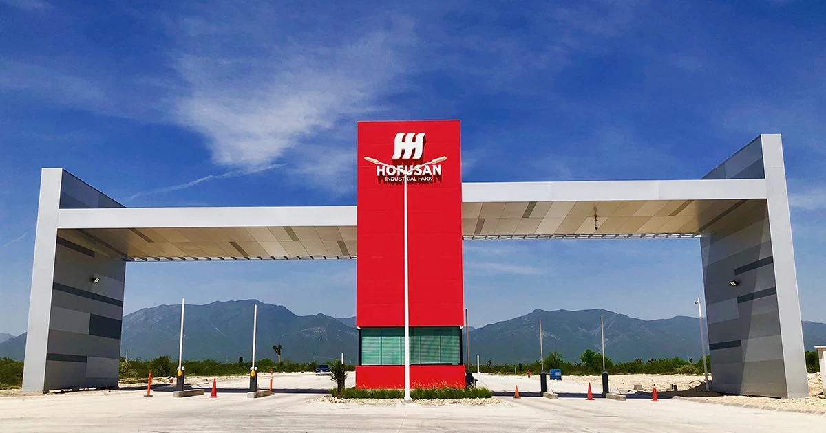Parque industrial Hofusan en México muestra de  diversificación de Asia