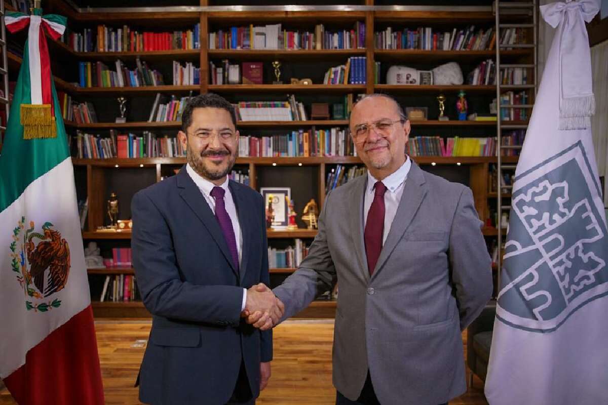 Martí Batres nombra a Ricardo Ruiz Suárez como nuevo secretario de Gobierno
