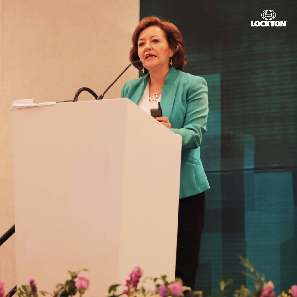 “Lockton se posiciona como líder de Seguridad Social: Marcela Flores, Presidente Ejecutivo de, Lockton México”.