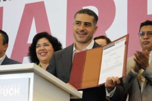 Omar García Harfuch se registra como aspirante a coordinador de la 4T en CDMX