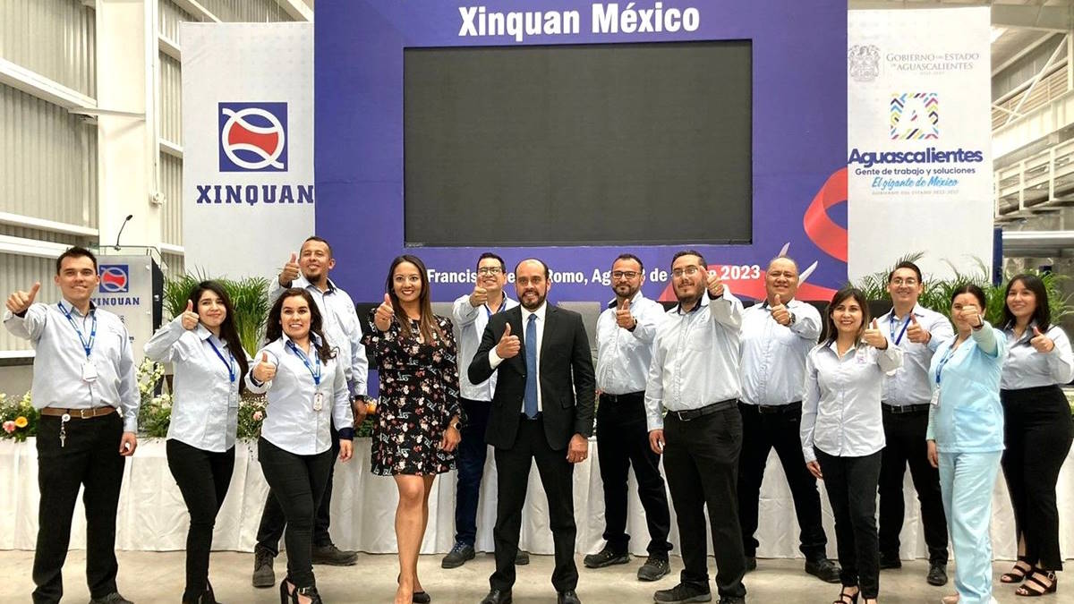 Xinquan hace inversión por 100 mdd en Aguascalientes