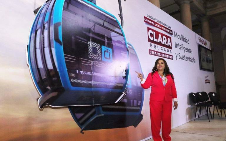 Clara Brugada promete tren ferroviario a la Morena