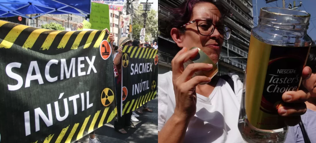 Vecinos de la alcaldía Benito Juárez exigen al gobierno de la CDMX acciones por la contaminación del agua