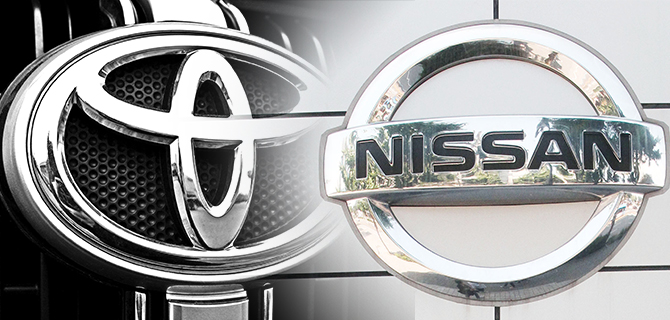 Nissan y Toyota, cambio de dirección