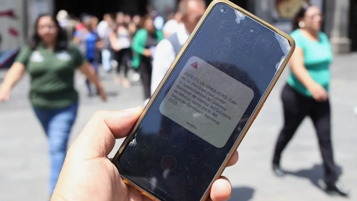 Simulacros y temblores en celulares