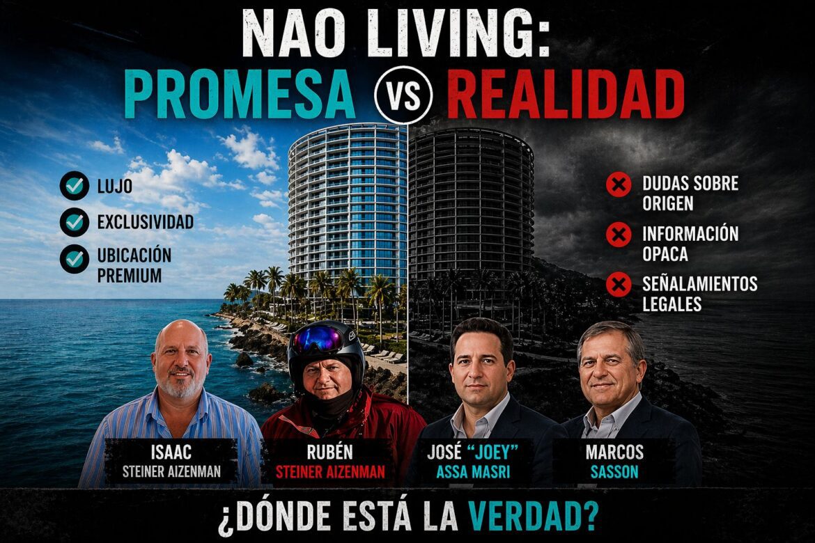 DE AVENTO A NAO LIVING: EL CAMBIO DE NOMBRE QUE DESATÓ SOSPECHAS SOBRE ISAAC STEINER AIZENMAN, JOSÉ “JOEY” ASSA MASRI Y MARCOS SASSON